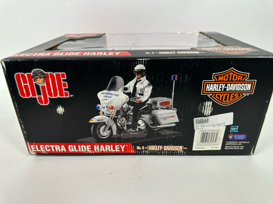 New In Box G.I. Joe Electra Glide Harley NYC Motorcycle Police Officer Cop Hasbro 17W X 8D X 12H [Photo 20]