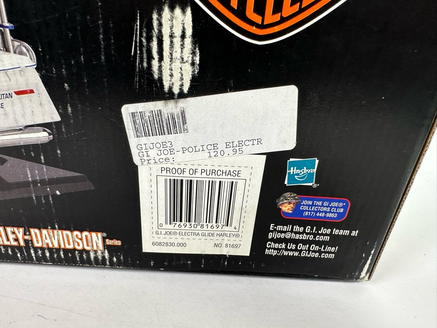 New In Box G.I. Joe Electra Glide Harley NYC Motorcycle Police Officer Cop Hasbro 17W X 8D X 12H [Photo 21]