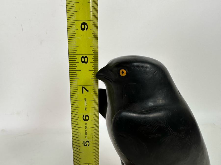 Vintage 1955 Alva Museum Replica Horus Falcon Bird Statue Reproduced From The Original At The Louvre In Paris 8H [Photo 14]