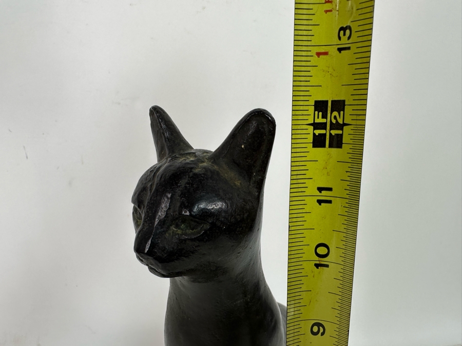Vintage 1965 Austion Productions Egyptian Cat Goddess Bastet Sculpture 12H [Photo 12]