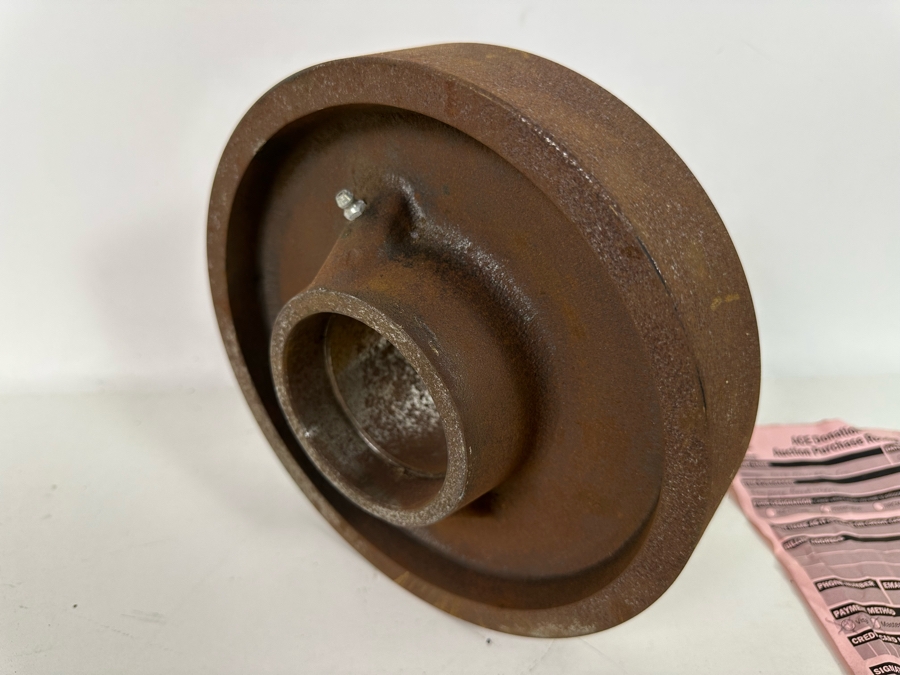 Vintage Rampage Roller Coaster Metal Road Wheel From The 2017 Preseravation 9W X 4.5H [Photo 7]