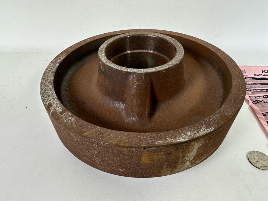 Vintage Rampage Roller Coaster Metal Road Wheel From The 2017 Preseravation 9W X 4.5H [Photo 4]