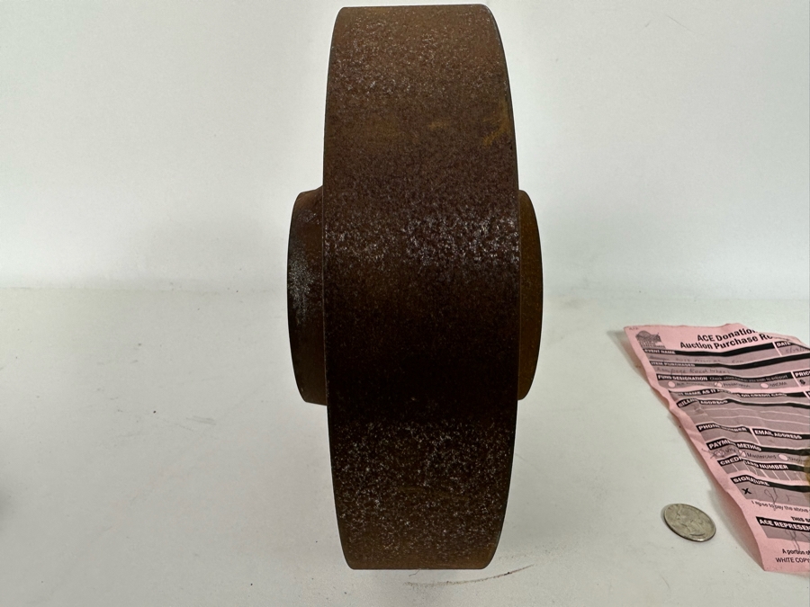 Vintage Rampage Roller Coaster Metal Road Wheel From The 2017 Preseravation 9W X 4.5H [Photo 8]