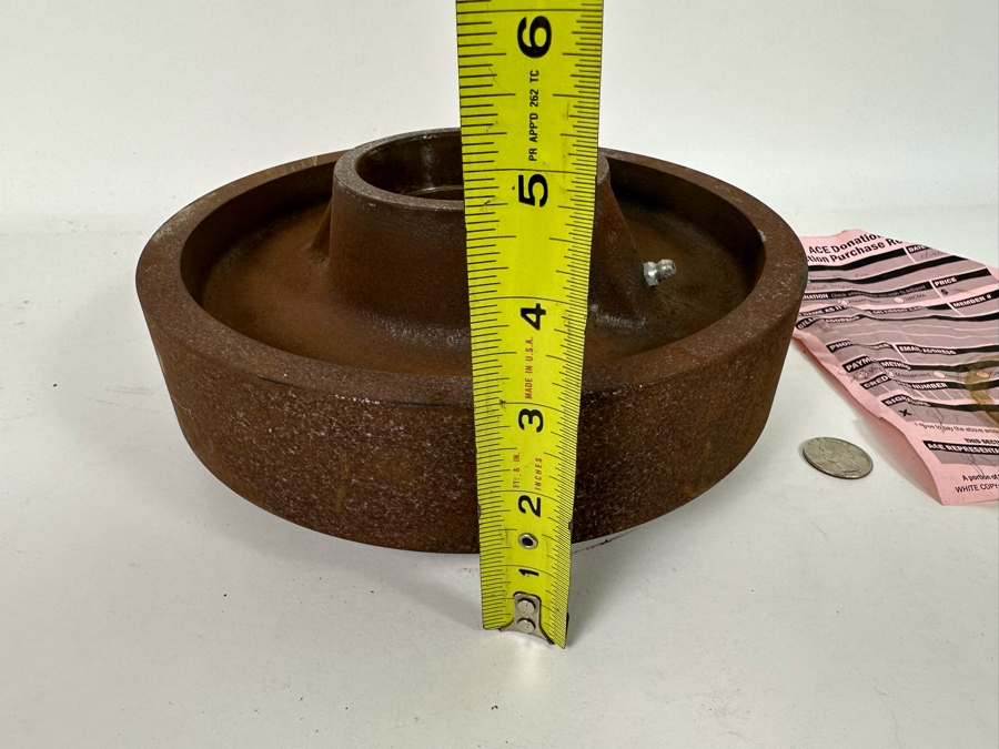 Vintage Rampage Roller Coaster Metal Road Wheel From The 2017 Preseravation 9W X 4.5H [Photo 10]