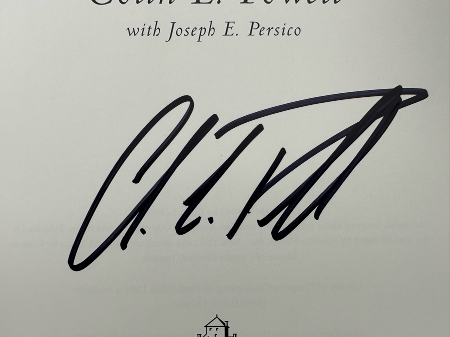 Signed First Edition Hardcover Book 1995 My American Journey Signed By Colin Powell [Photo 6]