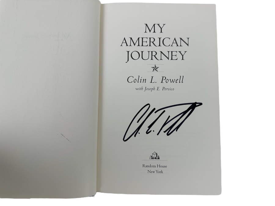 Signed First Edition Hardcover Book 1995 My American Journey Signed By Colin Powell [Photo 3]