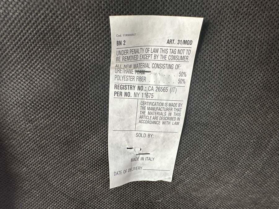 Pair Of Italian Leather Armchairs [Photo 9]