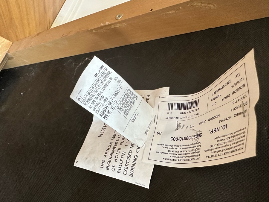 Pair Of Italian Leather Armchairs [Photo 12]