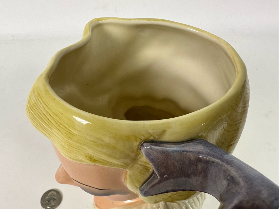 Royal Doulton The Celebrity Collection Character Jug Of Mae West 1982 D 6688 7.5H [Photo 8]