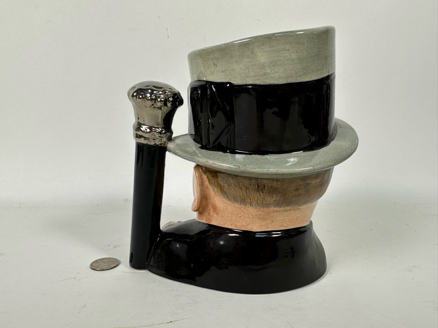 Royal Doulton The Celebrity Collection Character Jug Of W.C. Fields 1982 D 6674 7.5H [Photo 6]