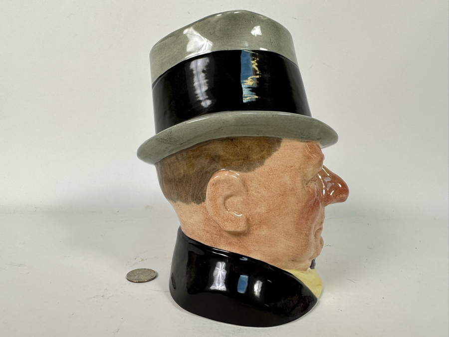 Royal Doulton The Celebrity Collection Character Jug Of W.C. Fields 1982 D 6674 7.5H [Photo 5]