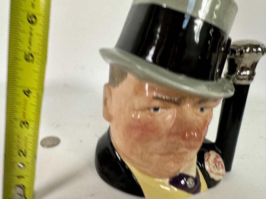 Royal Doulton The Celebrity Collection Character Jug Of W.C. Fields 1982 D 6674 7.5H [Photo 13]