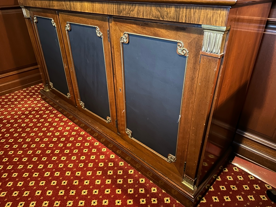 Two Piece Bookcase Hutch With Lower Cabinet [Photo 10]