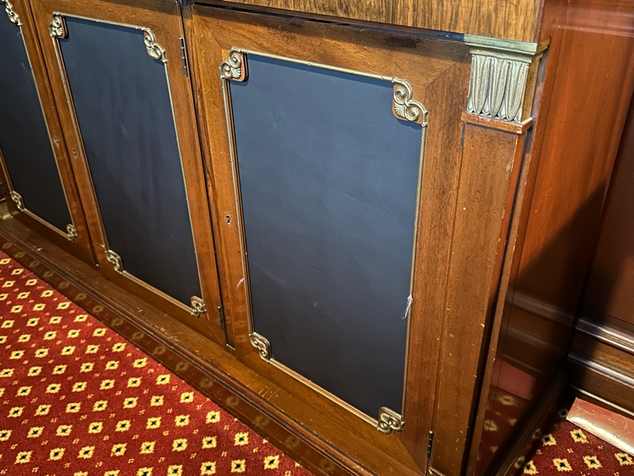 Two Piece Bookcase Hutch With Lower Cabinet [Photo 9]
