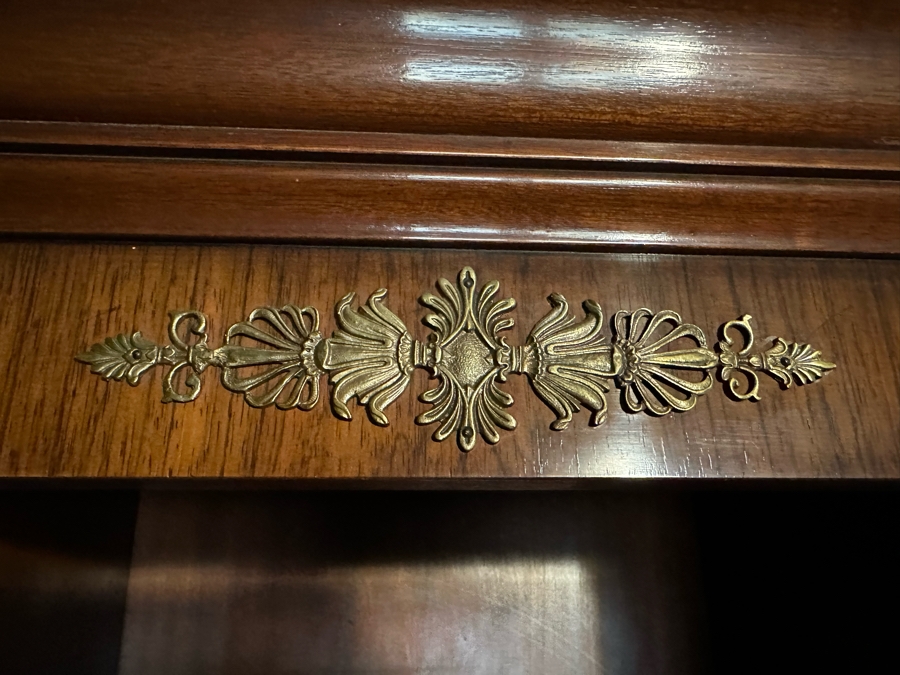 Two Piece Bookcase Hutch With Lower Cabinet [Photo 7]