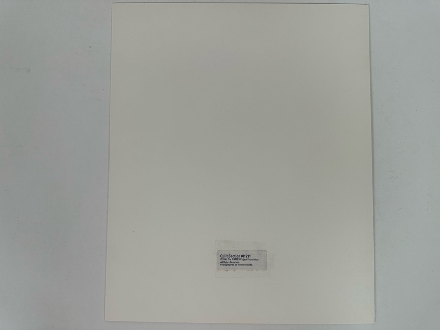 The Names Project AIDS Memorial Quilt Photographic Print By Paul Margolies 9.5 X 10 [Photo 13]