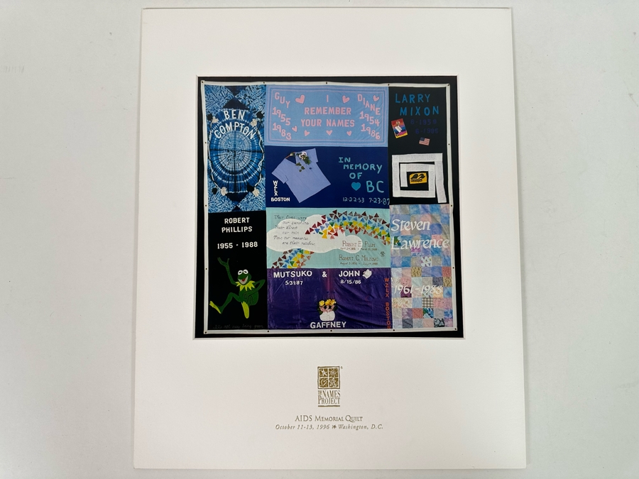 The Names Project AIDS Memorial Quilt Photographic Print By Paul Margolies 9.5 X 10 [Photo 2]