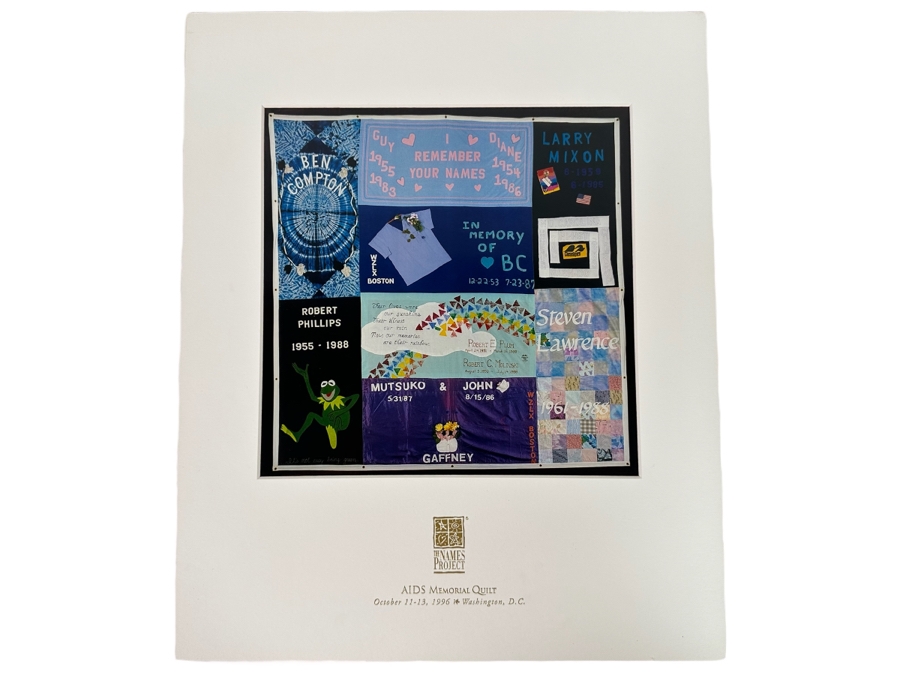 The Names Project AIDS Memorial Quilt Photographic Print By Paul Margolies 9.5 X 10 [Photo 1]