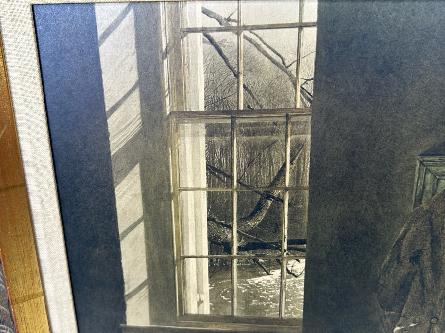 Andrew Wyeth 'The Quaker' Limited Edition Reproduction Print 22 X 20 And Frame 29.5 X 27.5 Reproduced From The Hand Carved Original Frame Overseen By Andrew Wyeth By Thomas Hoving, Triton Press, Joseph E. Levine [Photo 6]