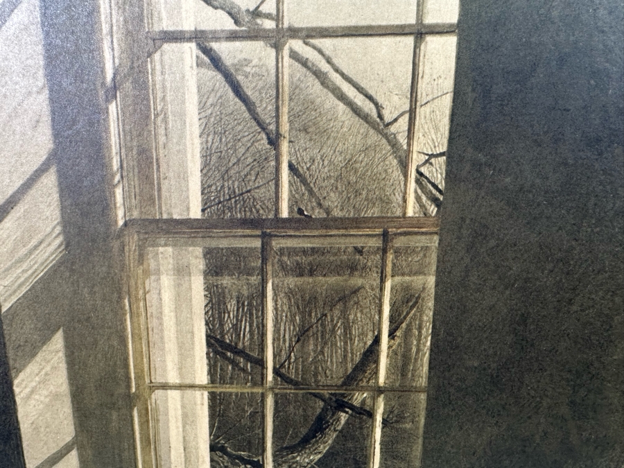 Andrew Wyeth 'The Quaker' Limited Edition Reproduction Print 22 X 20 And Frame 29.5 X 27.5 Reproduced From The Hand Carved Original Frame Overseen By Andrew Wyeth By Thomas Hoving, Triton Press, Joseph E. Levine [Photo 9]