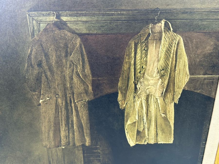 Andrew Wyeth 'The Quaker' Limited Edition Reproduction Print 22 X 20 And Frame 29.5 X 27.5 Reproduced From The Hand Carved Original Frame Overseen By Andrew Wyeth By Thomas Hoving, Triton Press, Joseph E. Levine [Photo 5]