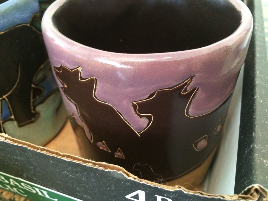 (6) Hand Painted Mexican Coffee Mugs [Photo 2]