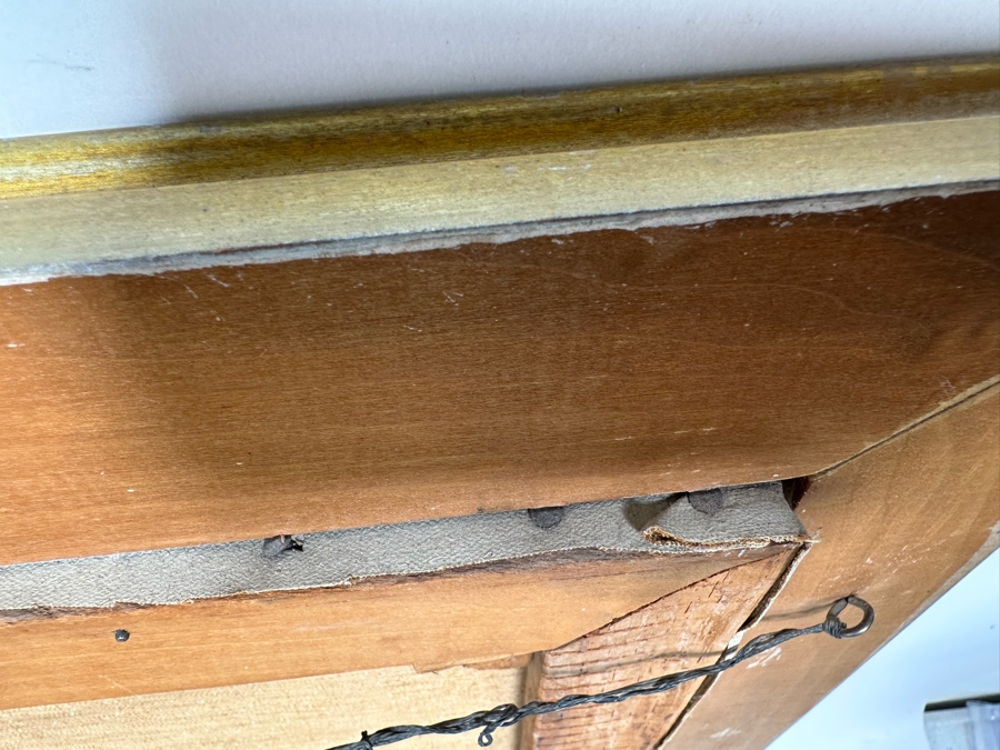 Vintage 1947 Stunning Original Still Life Oil Painting On Canvas 27 X 20 Framed 32 X 25 Signed Conchita? [Photo 14]