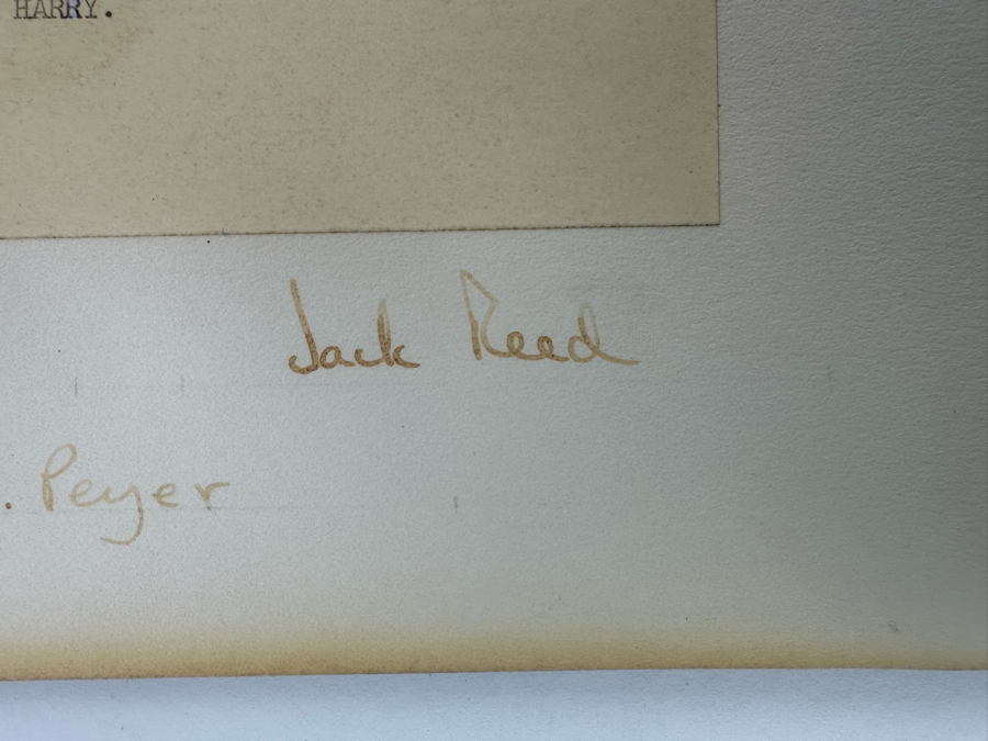 Handmade Farewell Certificate Awarded To The Deputy Assistant Secretary Of Defense Harry H. Schwartz From The Office Of The Secretary Of Defense 20 X 16 - See Signatures At Bottom [Photo 14]