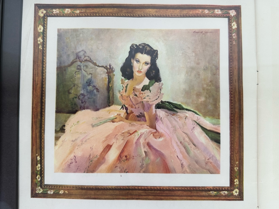Framed Gone With The Wind MGM Movie Program 20.5 X 15 [Photo 7]