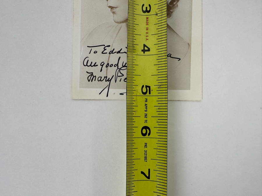 Hand Signed Mary Pickford Vintage Photograph 3.5 X 5 And 8 X 10 Mary Pickford Photograph [Photo 14]