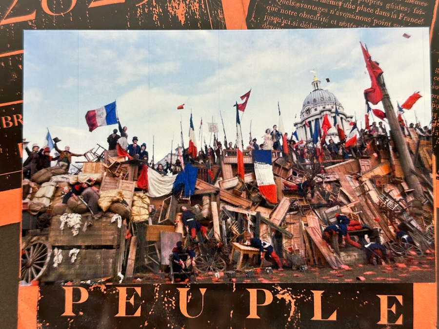 Framed Three Movie Prop Flyers From The Movie Les Miserables 17.5 X 19.5 [Photo 4]