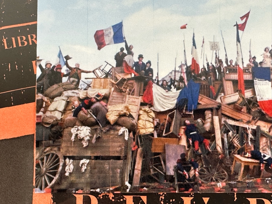 Framed Three Movie Prop Flyers From The Movie Les Miserables 17.5 X 19.5 [Photo 5]