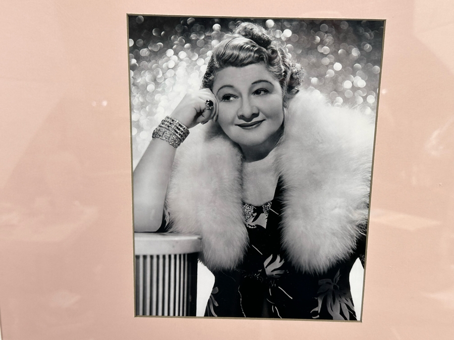 Handwritten Signed Letter From Sophie Tucker Dated 1945 With Photograph Framed 22.5 X 26.5 [Photo 6]