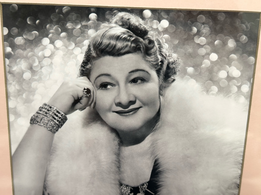Handwritten Signed Letter From Sophie Tucker Dated 1945 With Photograph Framed 22.5 X 26.5 [Photo 7]