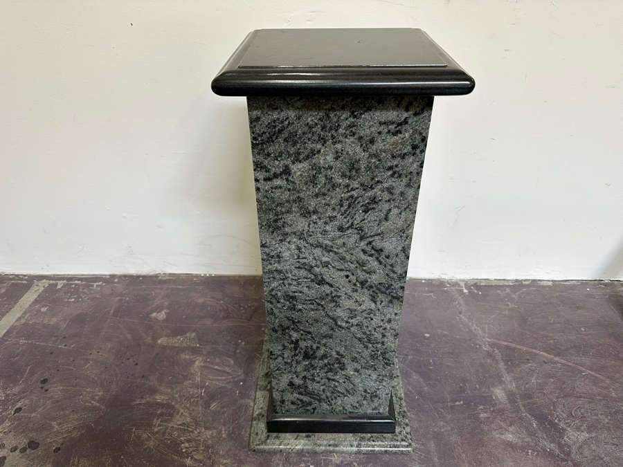 Marble Pedestal Stand 15W x 15D x 37H [Photo 3]