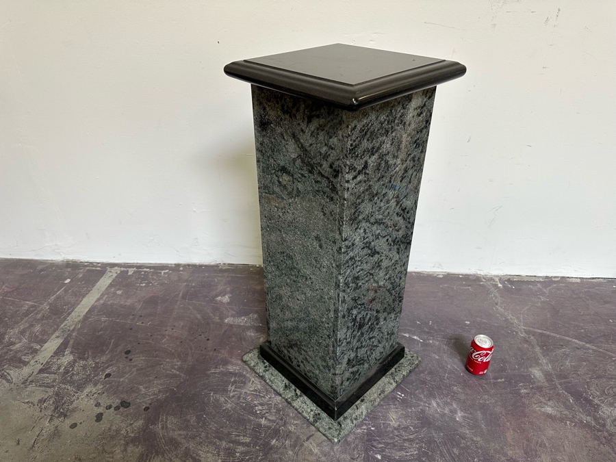 Marble Pedestal Stand 15W x 15D x 37H [Photo 9]