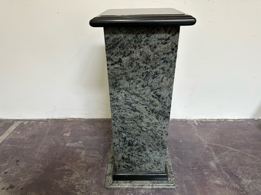 Marble Pedestal Stand 15W x 15D x 37H [Photo 2]