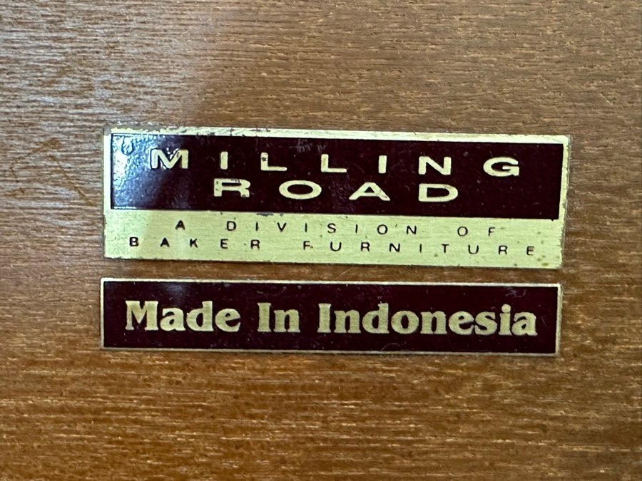 Stunning Baker Furniture (Milling Road) Solid Wood Cotswold Formal Dining Table With Two Leaves 54W X 54D X 29.5H Each Leaf Is 20' Estimate $2,000 [Photo 13]