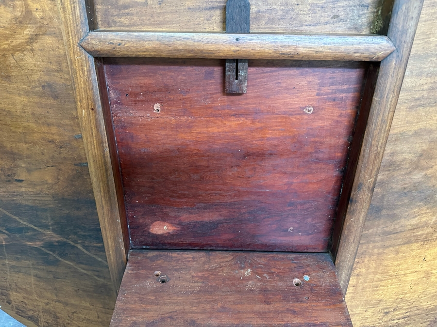 Stunning Antique Hand Carved Wooden Tripod Tilt Top Table See Photos For Details 57.5R X 30H Estimate $2,500 [Photo 14]