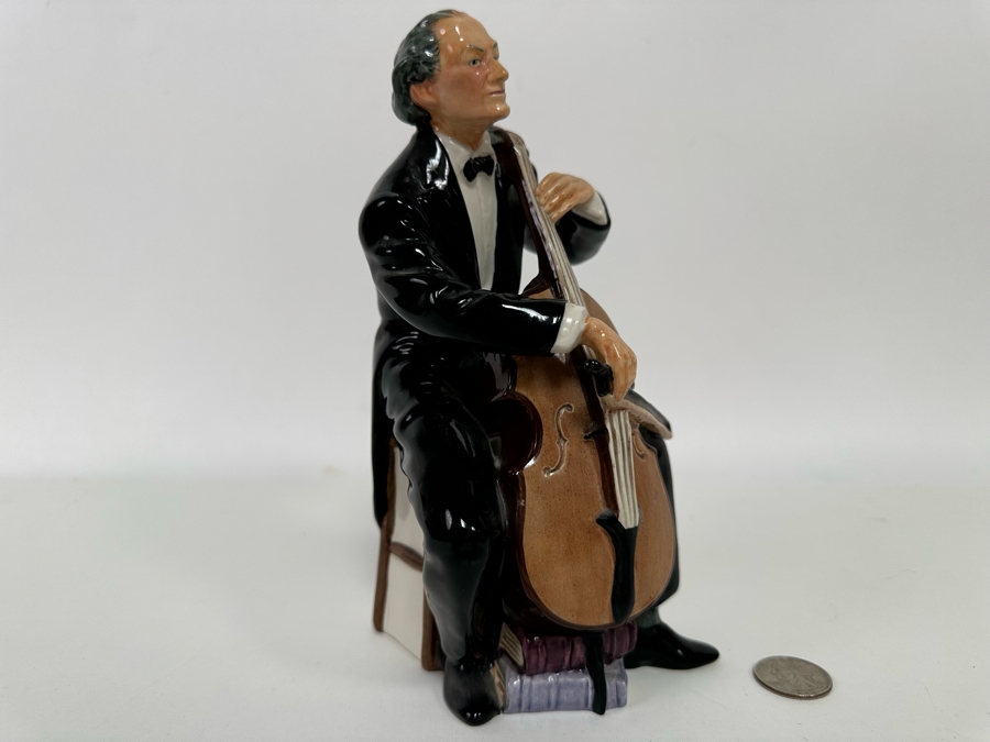 Vintage 1959 Royal Doulton The 'Cellist Figurine HN2226 8H [Photo 6]