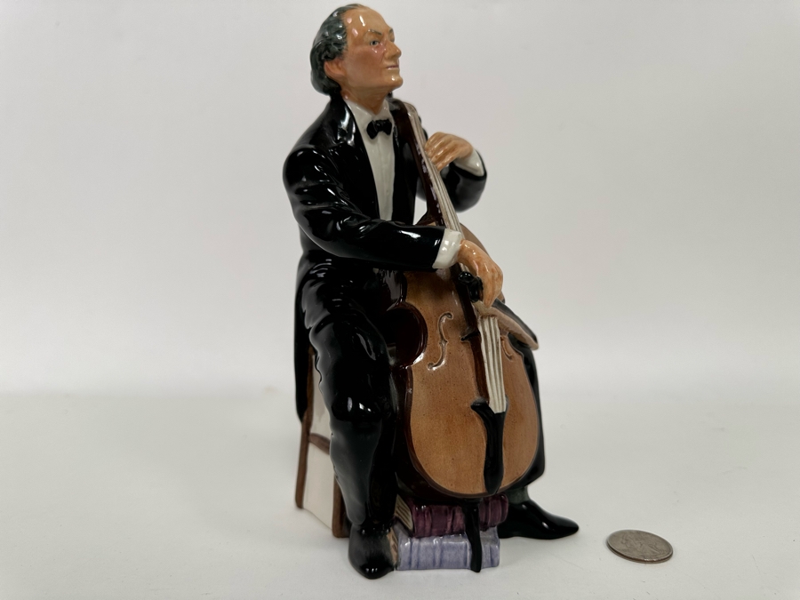 Vintage 1959 Royal Doulton The 'Cellist Figurine HN2226 8H [Photo 5]