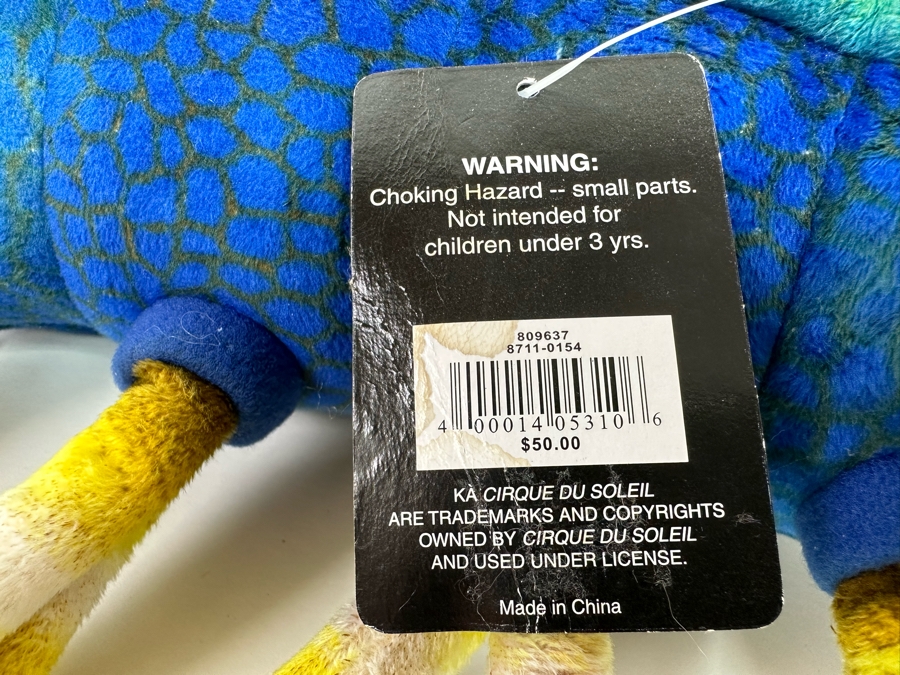 Pair Of Cirque Du Soleil Plush Toys: Ka And Toruk The First Flight With Original Tags [Photo 5]