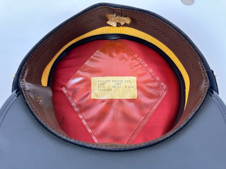 Royal Canadian Mounted Police Hat William Scully Ltd 7 1/8 [Photo 9]