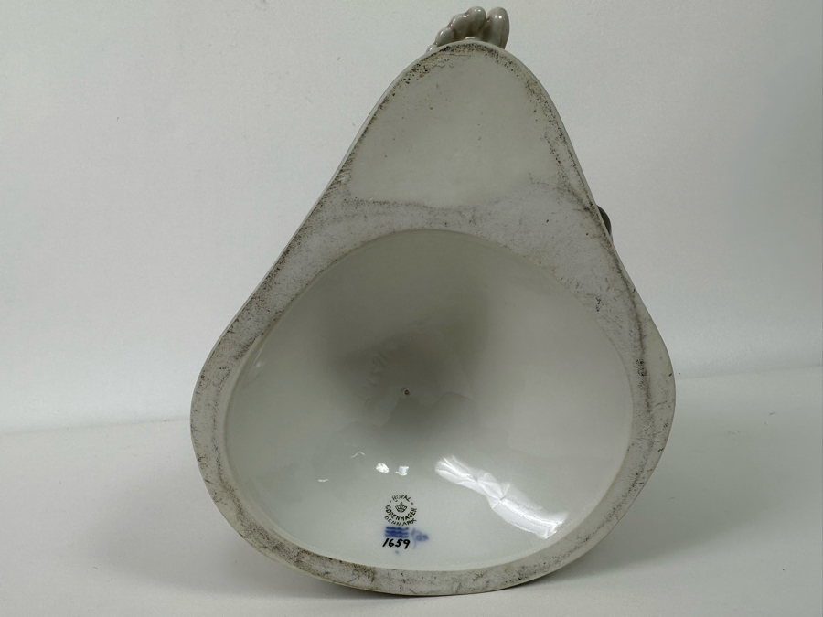 Royal Copenhagen Denmark Porcelain Figurine Shepherd Boy On Rock 1659 6.5W X 8D X 12H Estimate $350 [Photo 11]