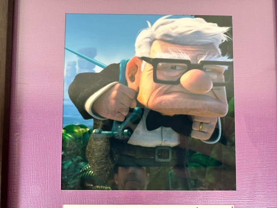 Signed Ed Asner Autograph From The Disney Pixar Movie Up Ed Asner As Carl Framed 9 X 11 [Photo 4]