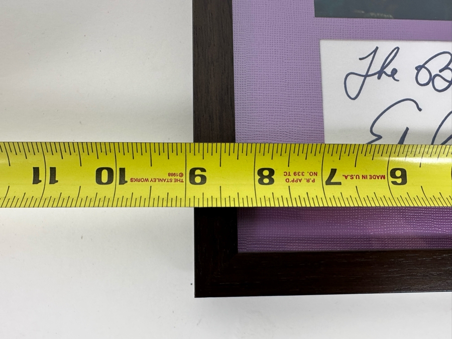 Signed Ed Asner Autograph From The Disney Pixar Movie Up Ed Asner As Carl Framed 9 X 11 [Photo 6]