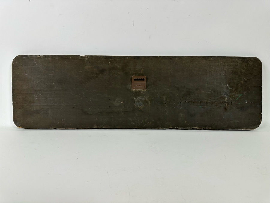 Weathered Wooden Sign: 'Physician Dispenser Of Cures Treat Man Or Beast' 24W X 7H X 1D [Photo 6]