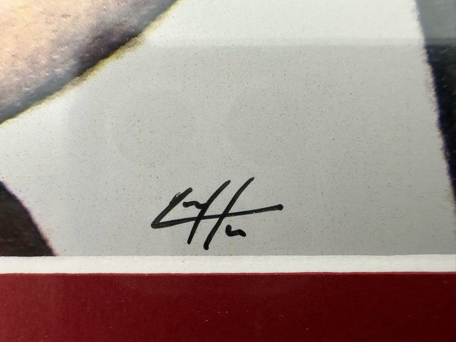 Pair Of Hand Signed Chuck Hodi Framed Prints Of Alfred Hitchcock And Norman Bates Of Psycho 10.5 X 13 [Photo 5]