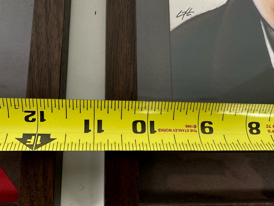 Pair Of Hand Signed Chuck Hodi Framed Prints Of Alfred Hitchcock And Norman Bates Of Psycho 10.5 X 13 [Photo 9]