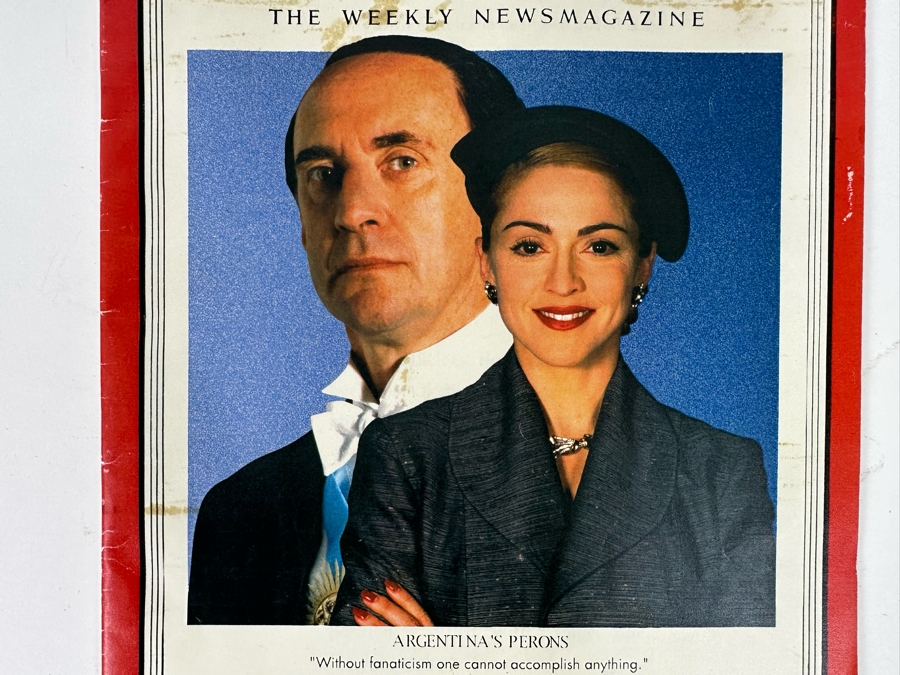 Madonna 'Evita' Movie Prop Time Magazine With Cert [Photo 5]